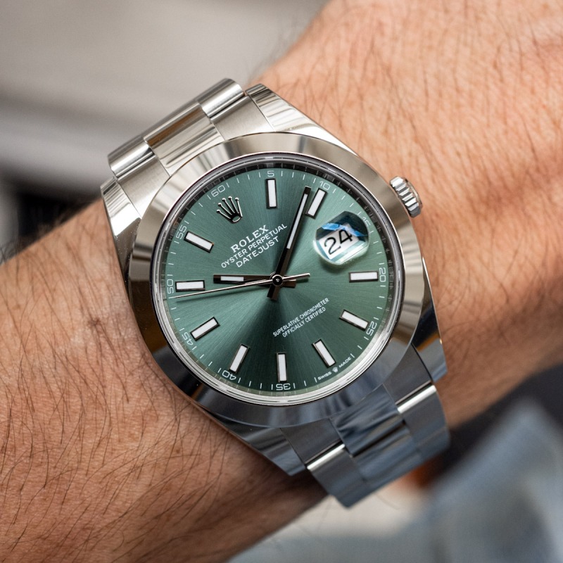 Datejust rolex online green